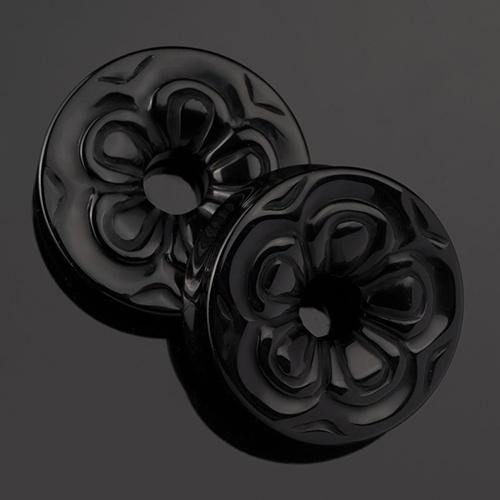 Black Obsidian Flower Tunnels by Diablo Organics