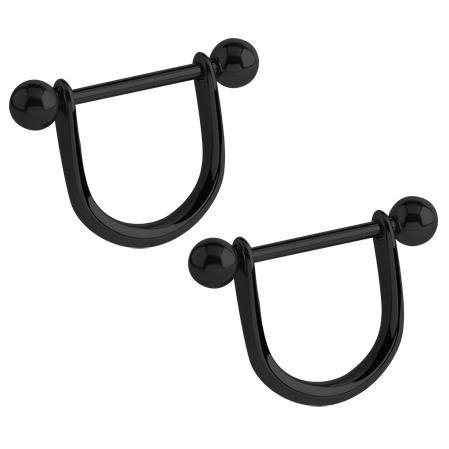 Black Nipple Stirrups