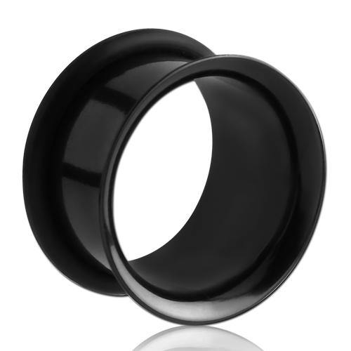 Jumbo Single Flared Black Tunnels