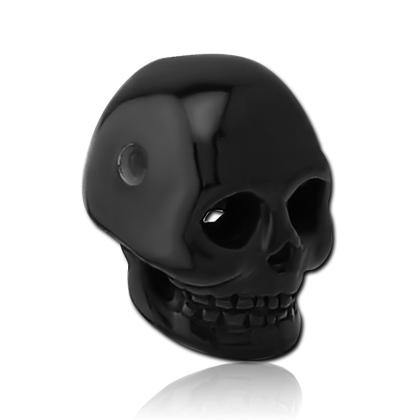 Skull Black Replacement Bead