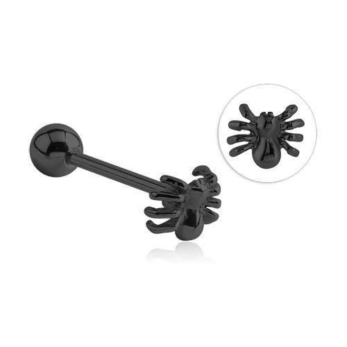 Spider Black Tongue Barbell