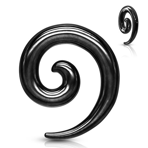 Black Steel Spirals