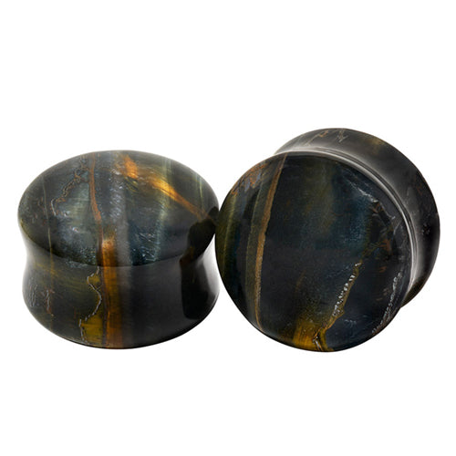 Blue Tiger Eye Plugs by Diablo Organics