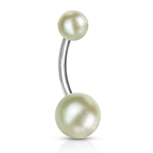 Synthetic Pearl Belly Ring