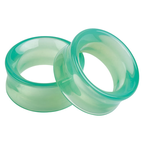 Mint Opal Glass Tunnels