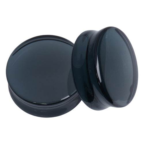 Smoke Glass Convex Plugs