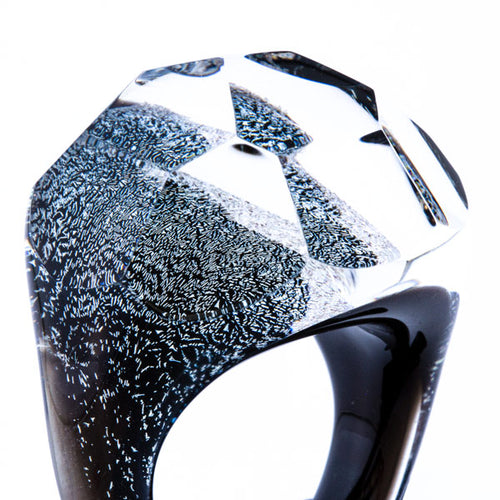 Diamond Dichroic Bling Ring by Gorilla Glass