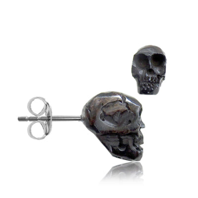 Bone Skull Stud Earrings