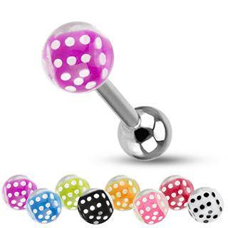 Dice Bubble Tongue Barbell