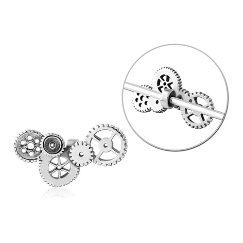 Gearworks Stainless Barbell Charm