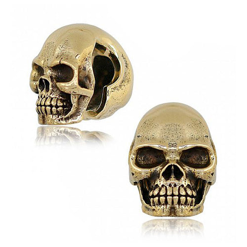 Human Skull Brass Weights