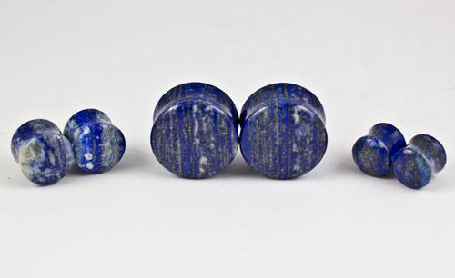 Lapis Plugs by Oracle Body Jewelry