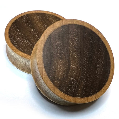 Maple & Walnut Inlay Plugs