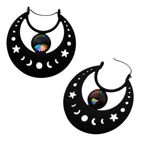 Moon Phase Tunnel Hoops