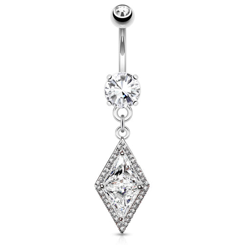 Diamond CZ Belly Dangle