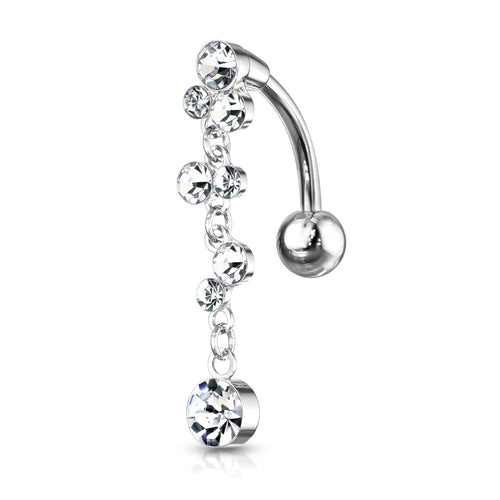 CZ Reverse Belly Dangle