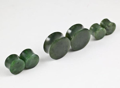 Nephrite Jade Plugs by Oracle Body Jewelry