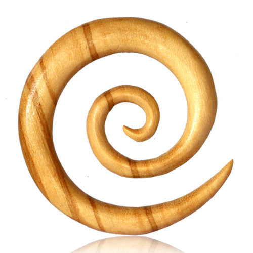 Olive Wood Spirals