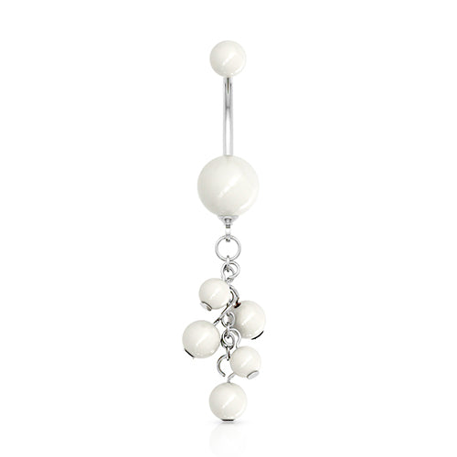 Multi-Pearl Belly Dangle