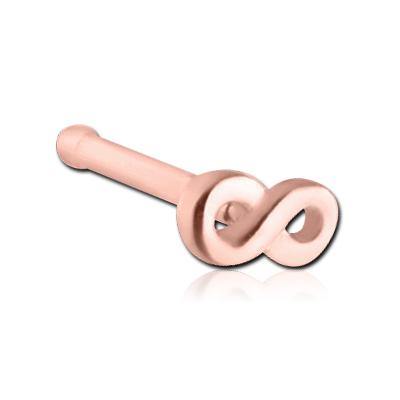 Infinity Rose Gold Nose Bone