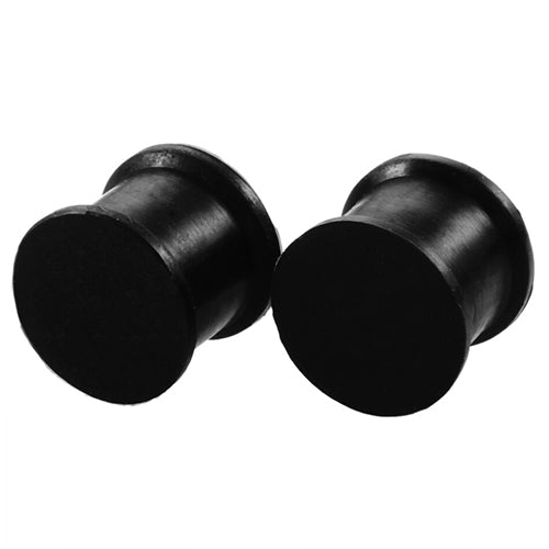 Black Silicone Plugs