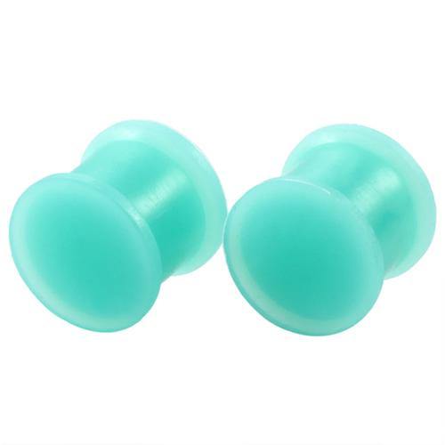 Teal Silicone Plugs