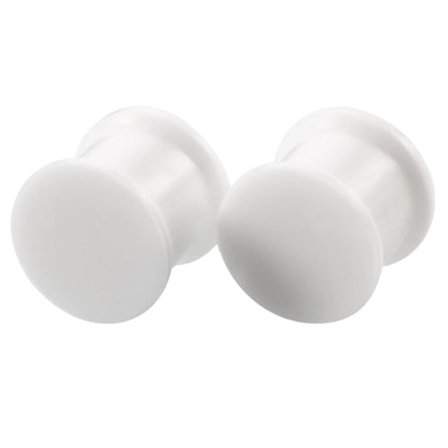 White Silicone Plugs