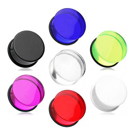 Single Flare Acrylic Plugs