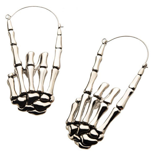 Skeleton Hand Tunnel Hoops