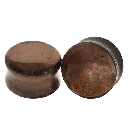 Smokey Quartz Plugs by Diablo Organics