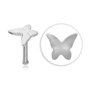Butterfly Stainless Nose Bone
