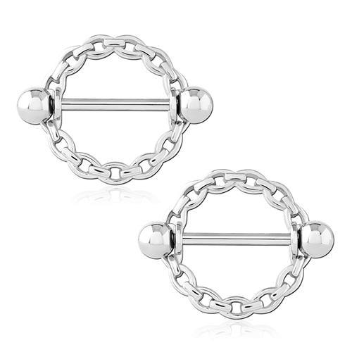 Chain Stainless Nipple Shields