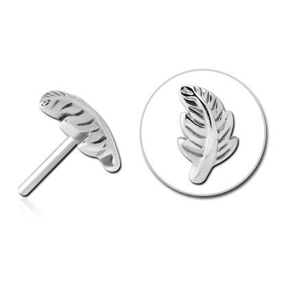 Feather Stainless Threadless End