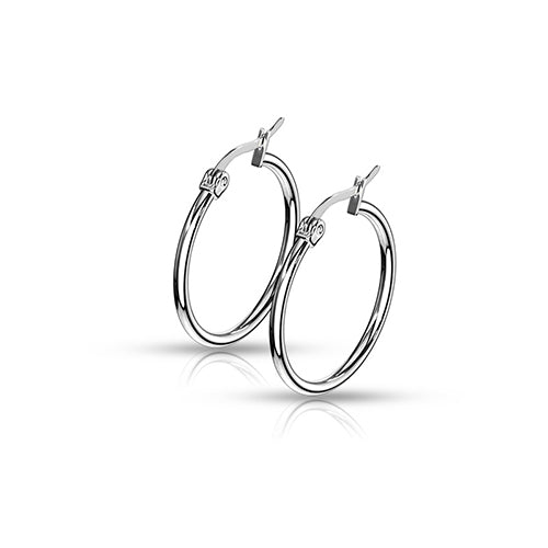 Round Hoop Stainless Earrings