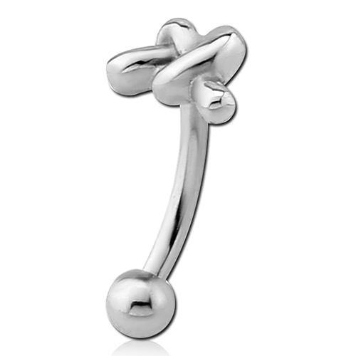 Knot Stainless Eyebrow Barbell