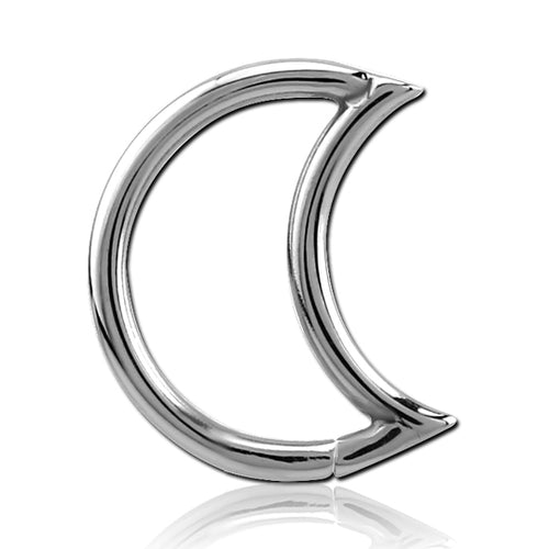 Moon Shaped Stainless Continuous Ring