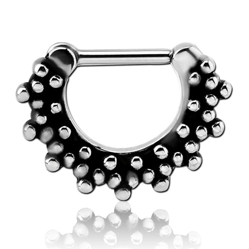 Multi-Beaded Stainless Septum Clicker