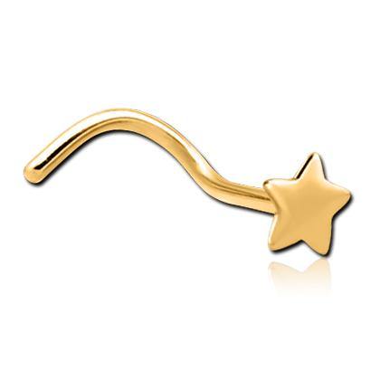 Star Gold Nostril Screw