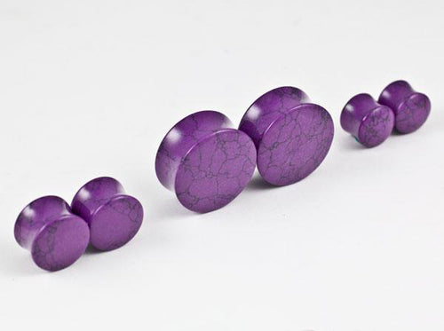 Sugalite Plugs by Oracle Body Jewelry