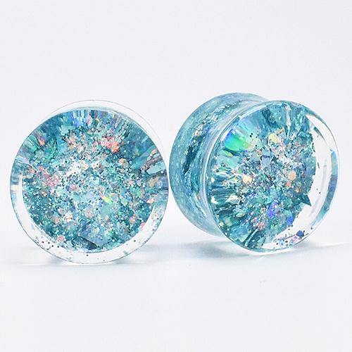 Teal Ultra Glitter Plugs