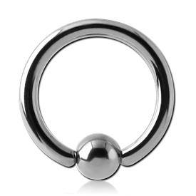 10g Titanium Captive Bead Ring