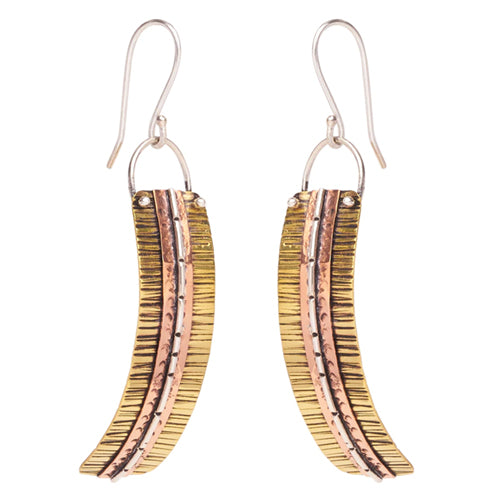 Curved Traditional Earrings by Diablo Organics