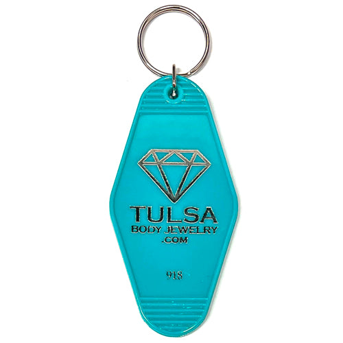 Tulsa Body Jewelry Motel Keyring