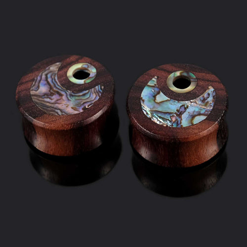 Windu Abalone & Sono Wood Plugs
