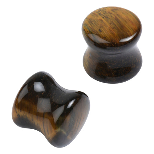 Tiger Eye Convex Plugs