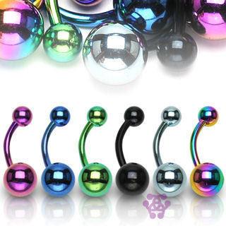 PVD Coated Belly Barbell