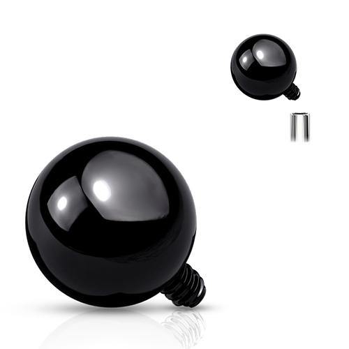 14g Ball Black End