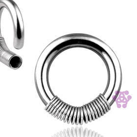 Stainless Steel Captive Coil Ring