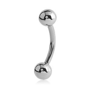 16g Stainless Curved Barbell by Body Circle Designs