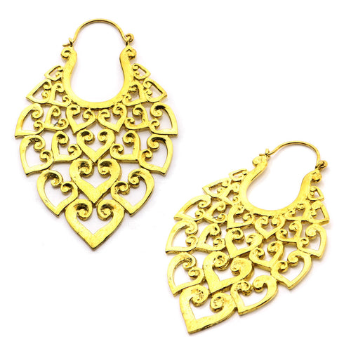 Bratus Brass Earrings